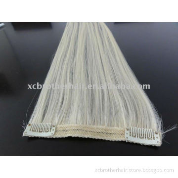 613# clip in remy hair extension